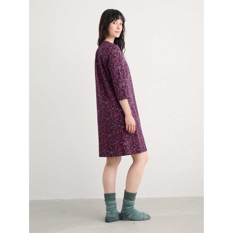 Seasalt Cornwall Star Chart Nightdress Berry Branches Maritime image number 1